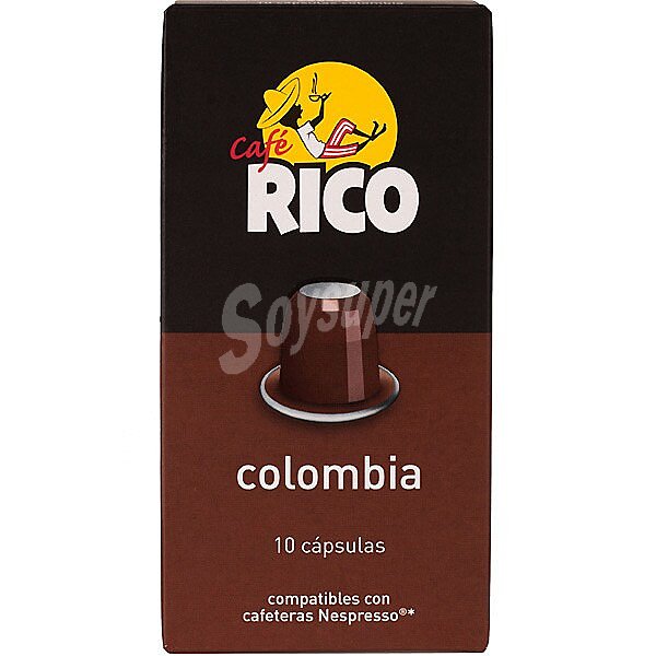 Café Colombia compatibles con máquinas Nespresso