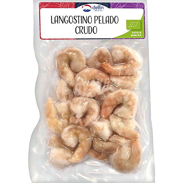 Langostino crudo pelado