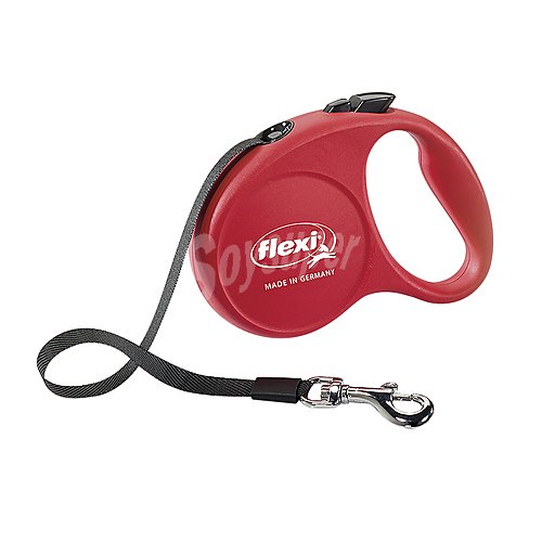 Flexi Correa para perros cinta roja flexi FUN Talla S 5 metros