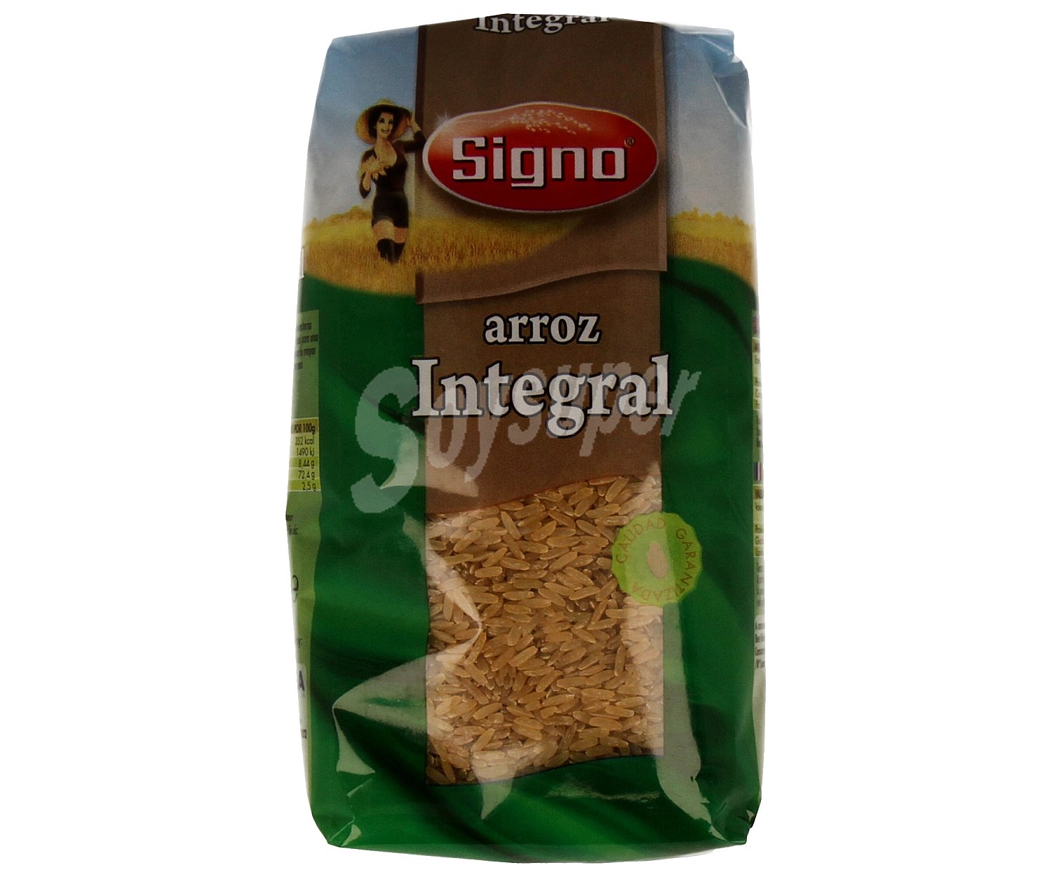 Arroz integral vaporizado