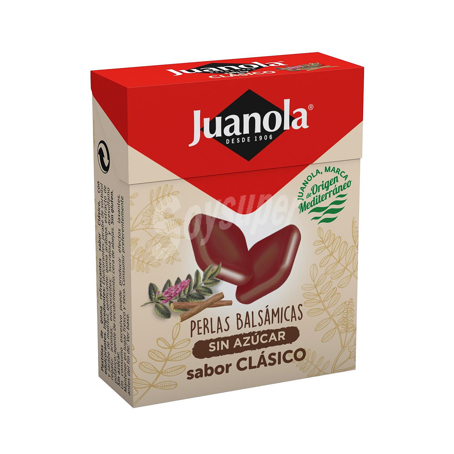 Perlas balsámicas sabor clásico Juanola sin gluten