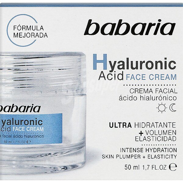 Crema facial ultra hidratante Ácido hialurónico