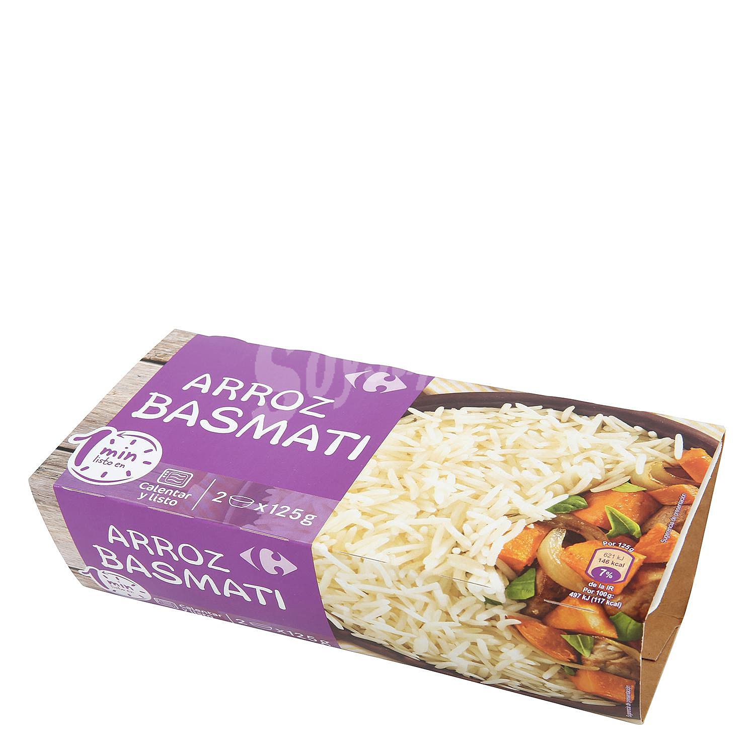 Arroz basmati para microondas Carrefour