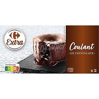 Coulant de chocolate Carrefour Extra