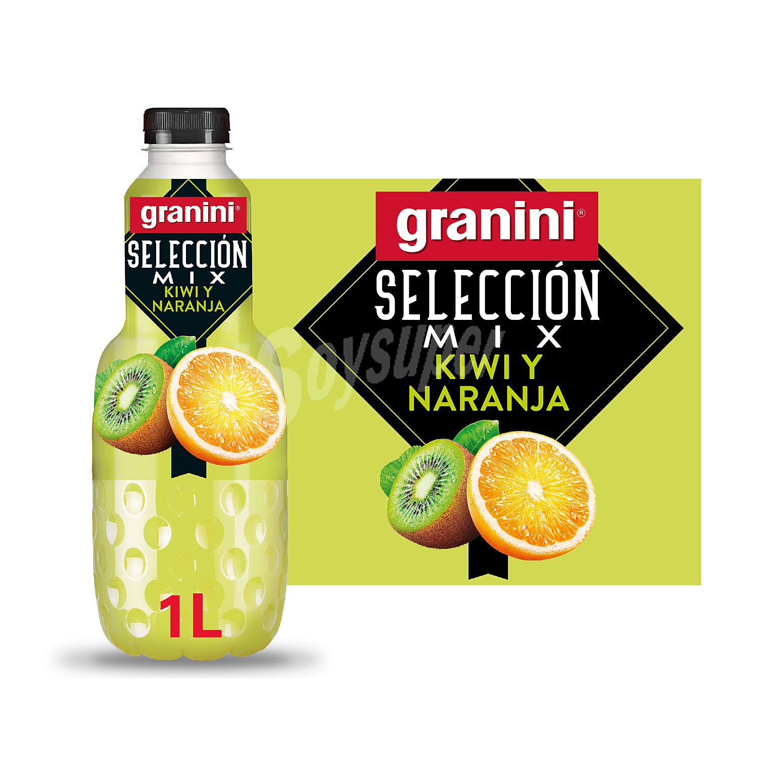 Zumo kiwi y naranja selección mix