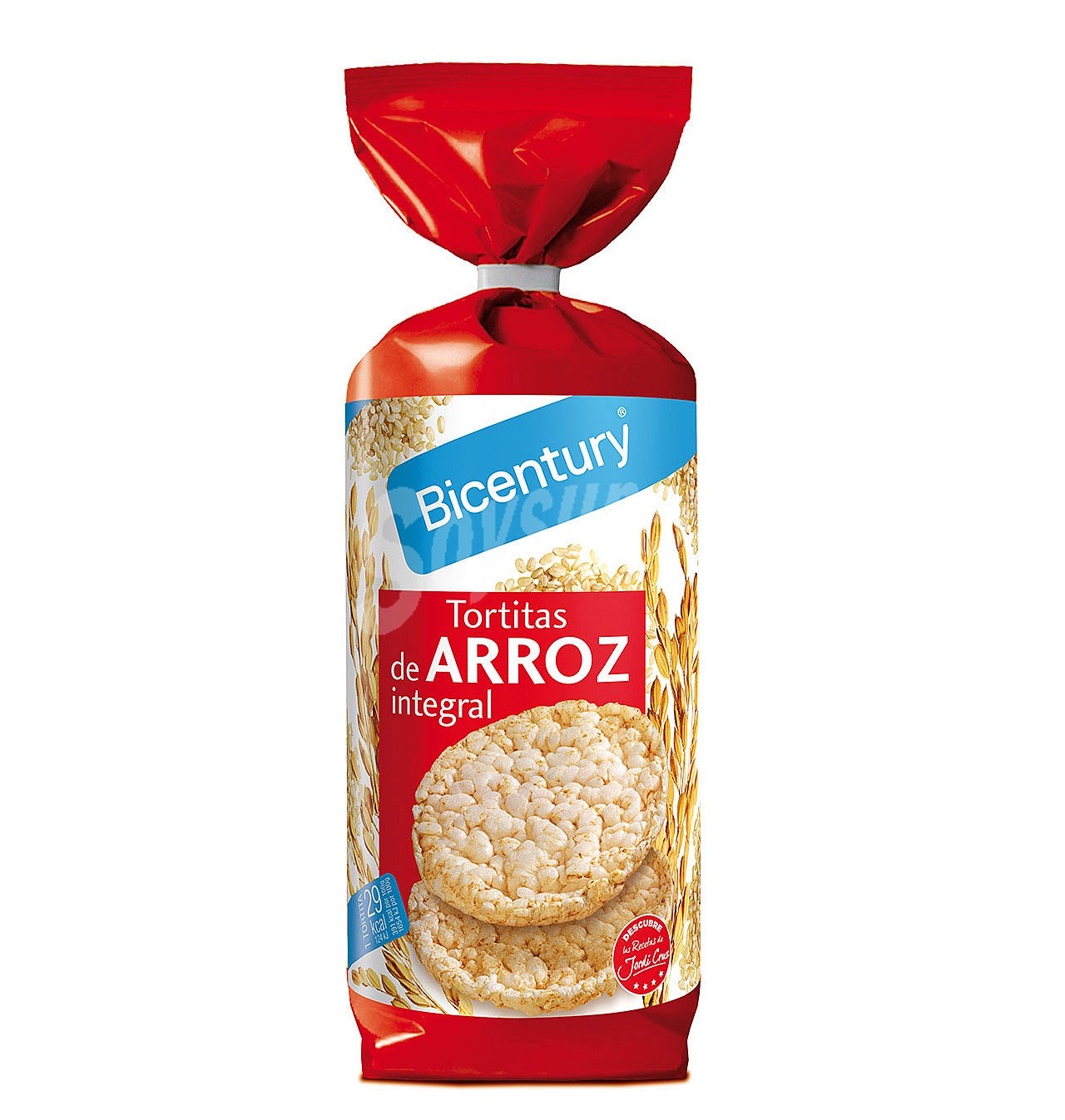 Tortitas de arroz integral Nackis de bicentury