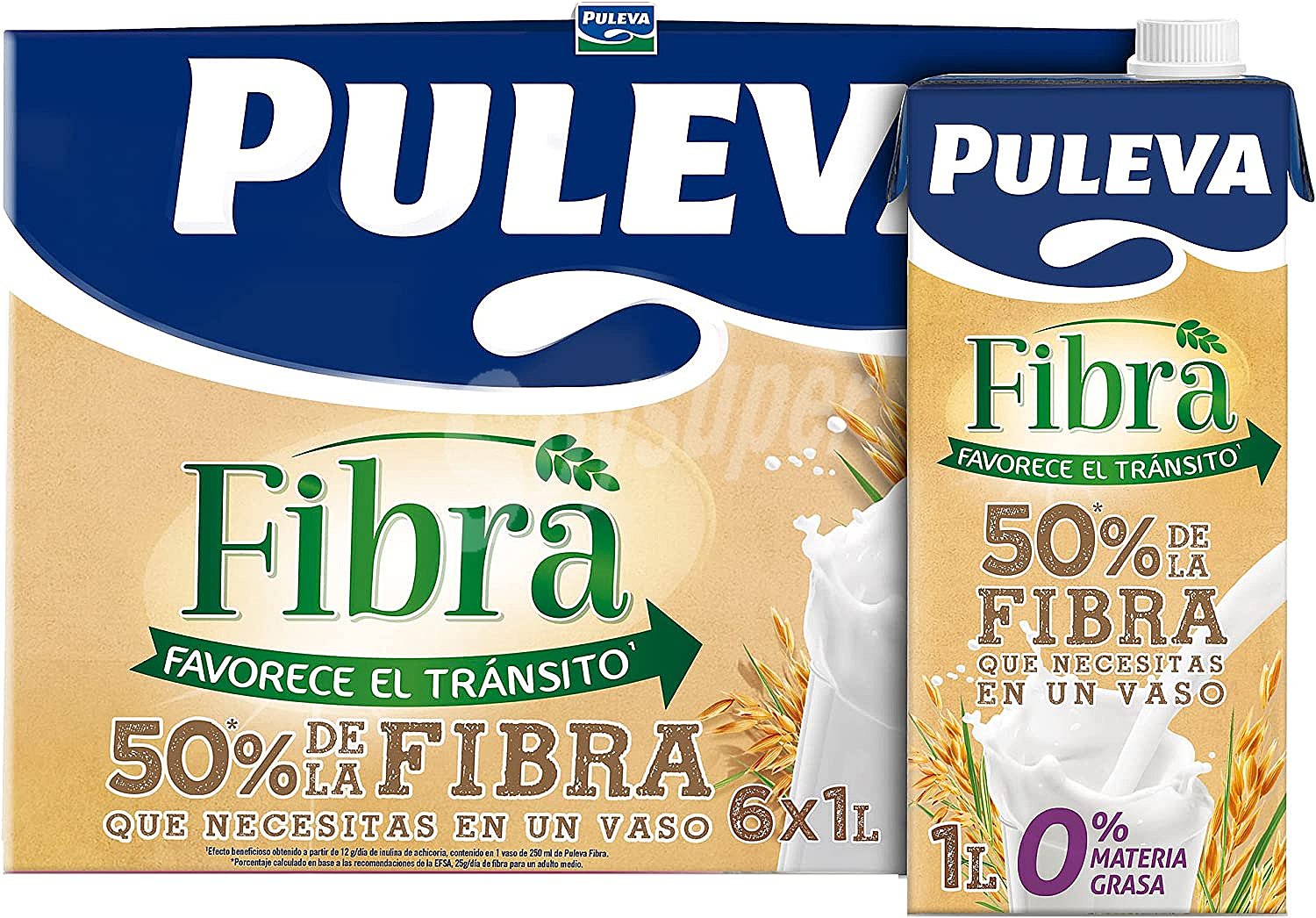 Puleva Preparado lácteo bajo en grasas, y con alto contenido en fibra puleva Fibra