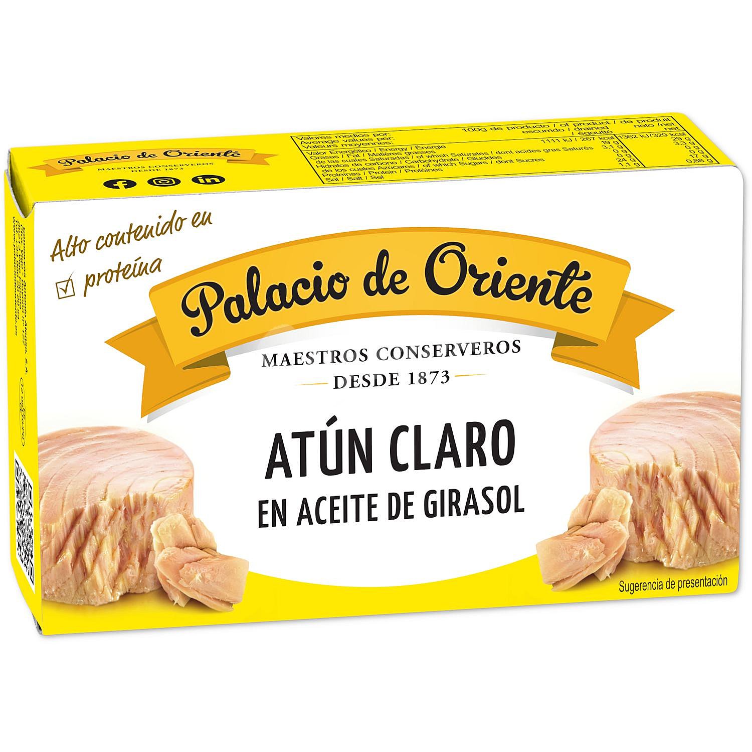 Atún claro en aceite vegetal