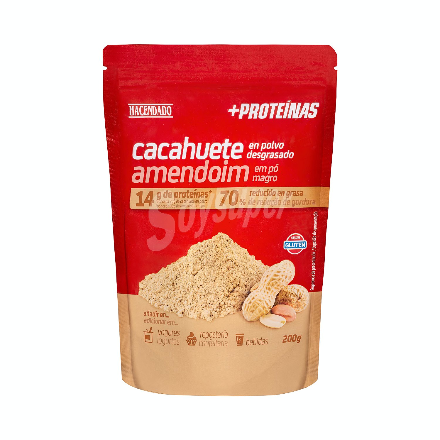 Cacahuete en polvo desgrasado + proteinas