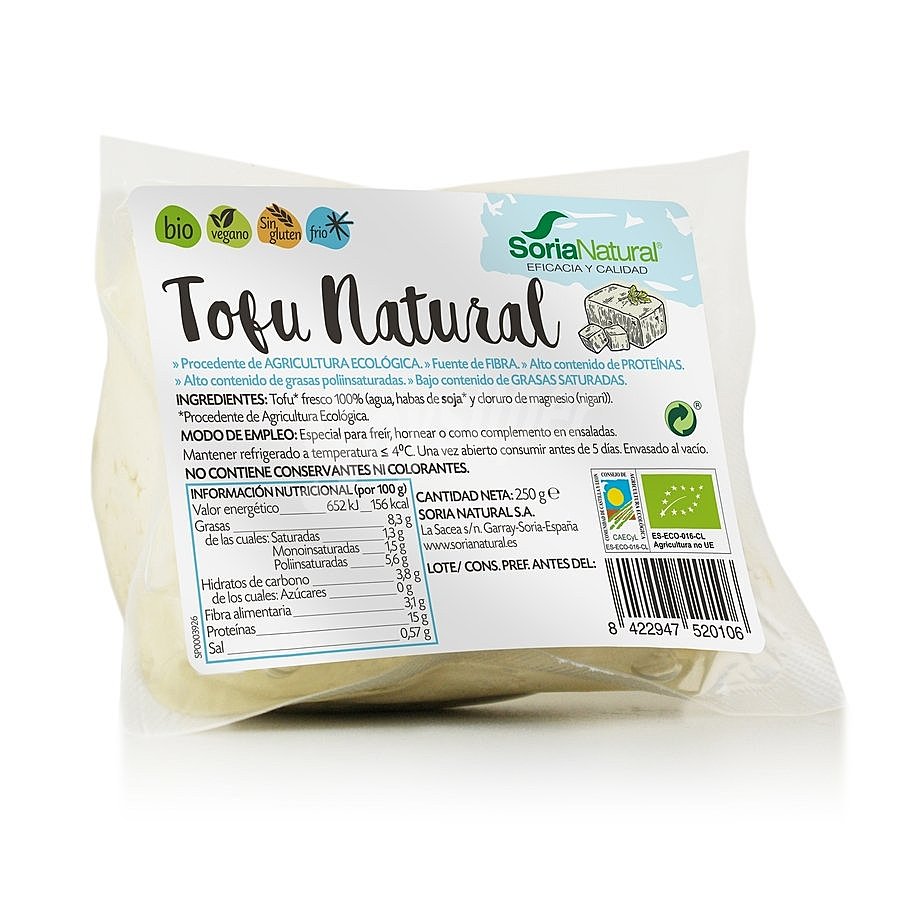 Tofu natural ecológico