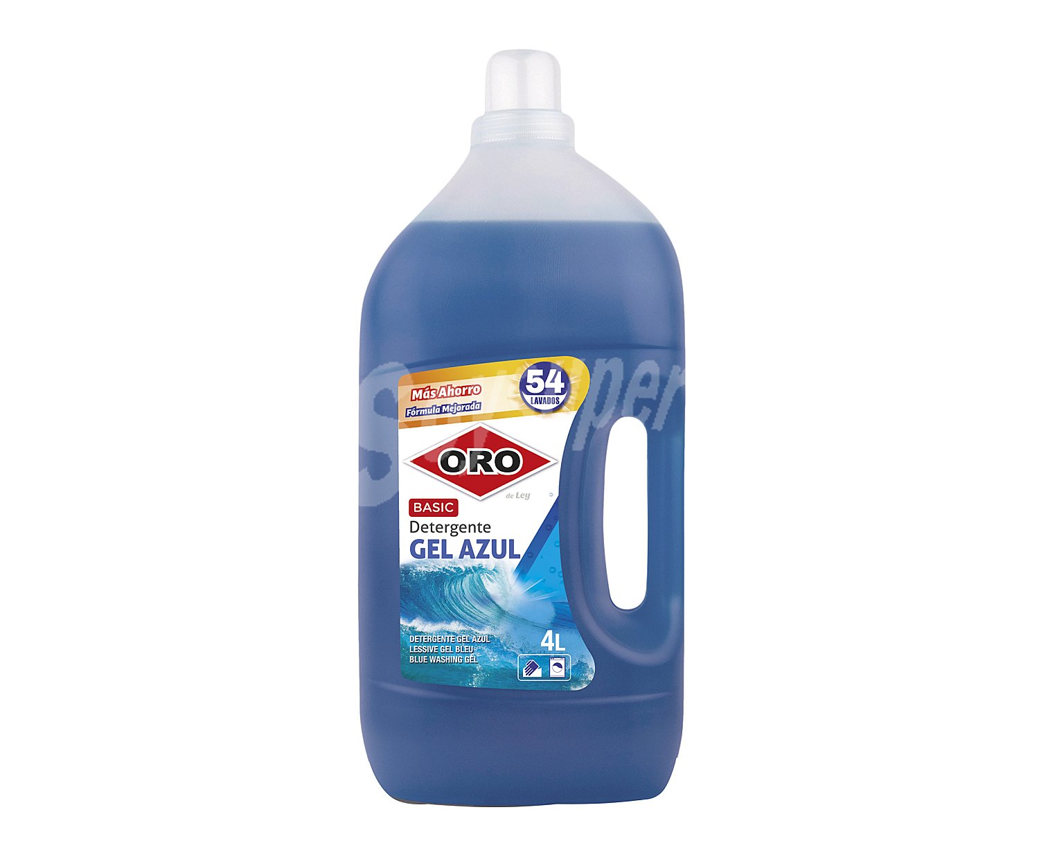 Detergente líquido Gel Azul basic