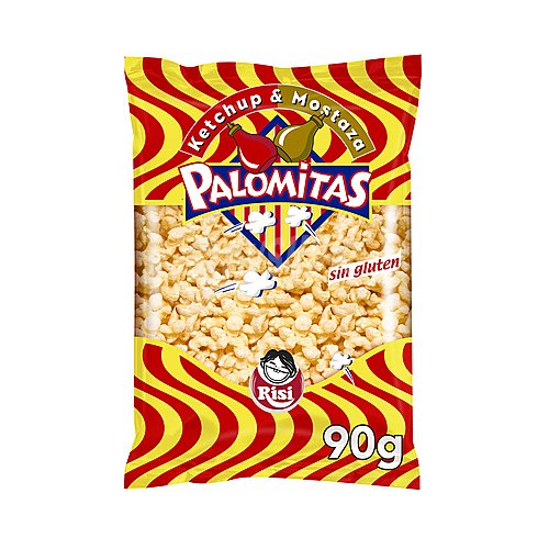 Risi Palomitas de maiz con sabor a ketchup y mostaza