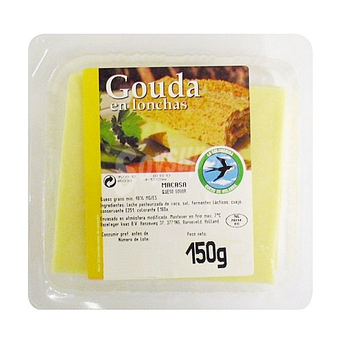 LA golondrina Queso en lonchas gouda LA golondrina