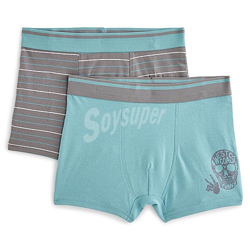 Lote de 2 calzoncillos bóxer para niño IN extenso, talla 6