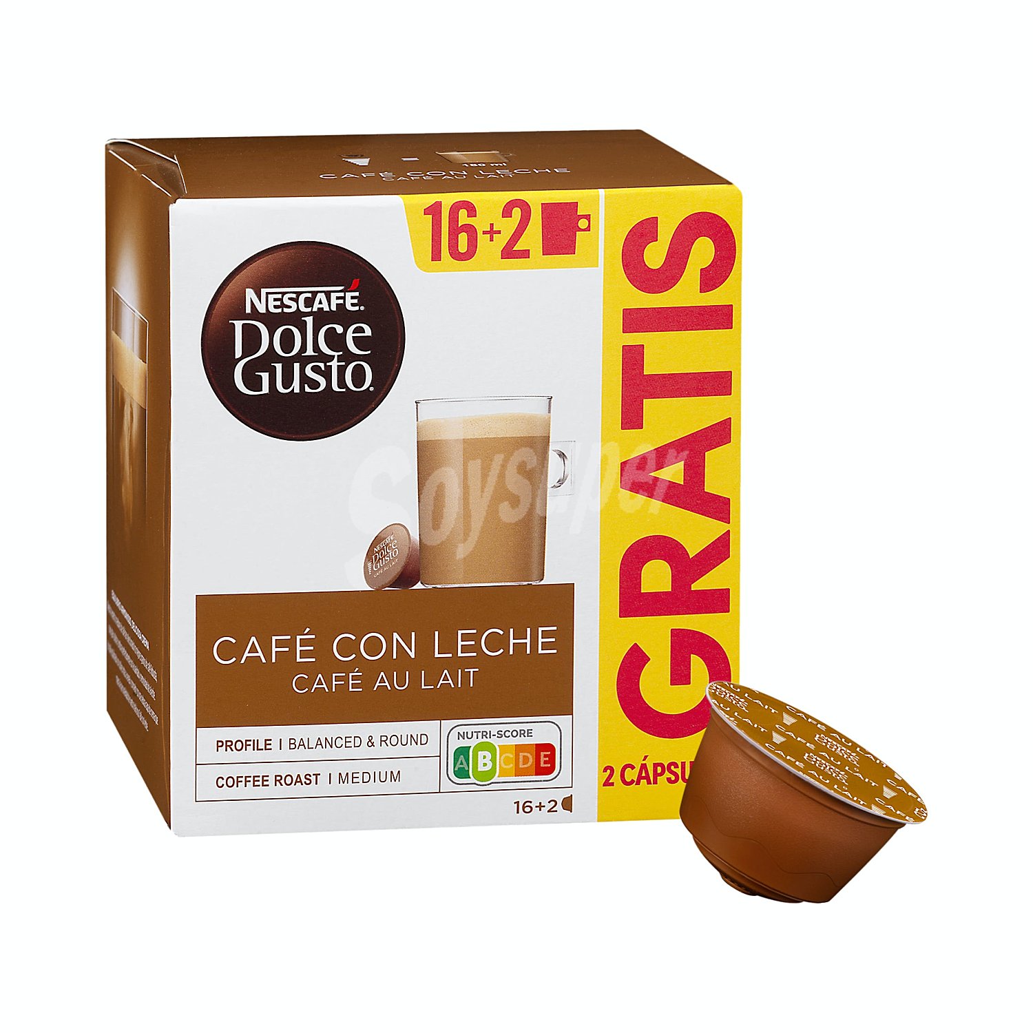 Café con leche 16 cápsulas