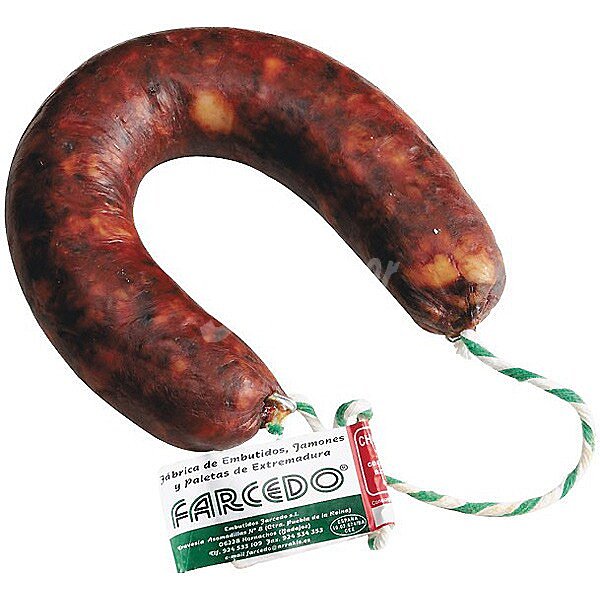 Chorizo de bellota ibérico peso aproximado pieza