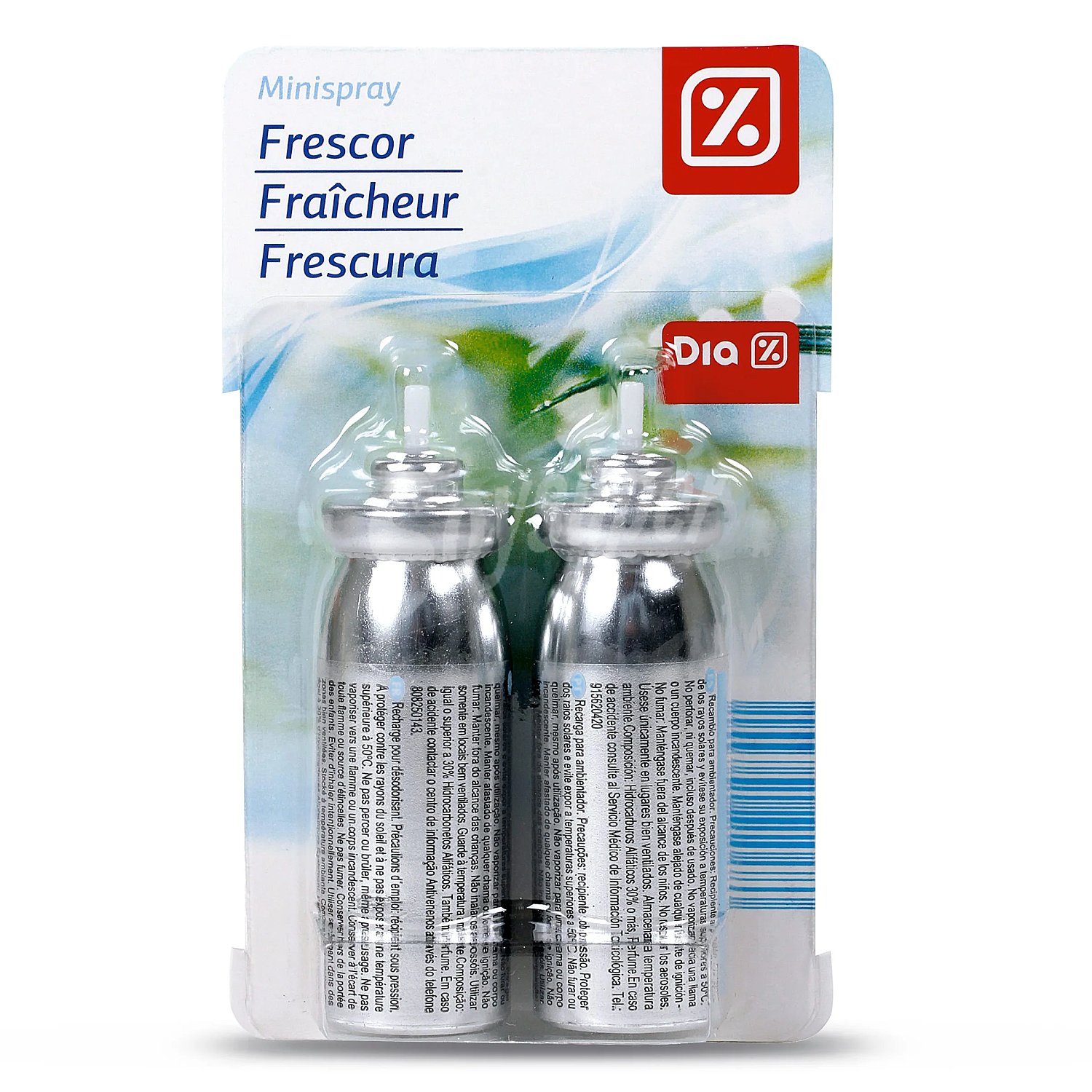 Ambientador mini spray aroma frescor Dia