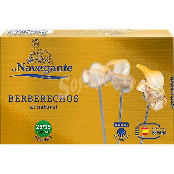 Berberechos al natural 25-35 piezas