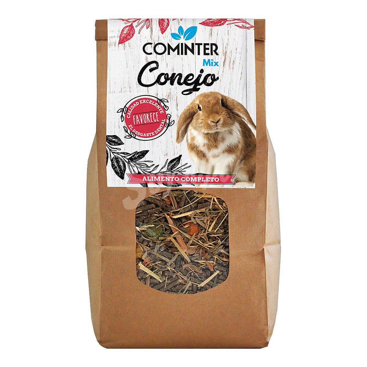 MIX conejo adult alimento completo que favorece el desgaste dental