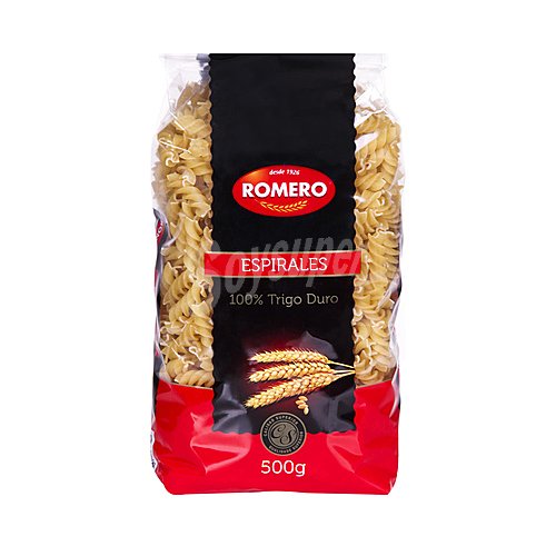 Romero Pasta espirales,pasta romero