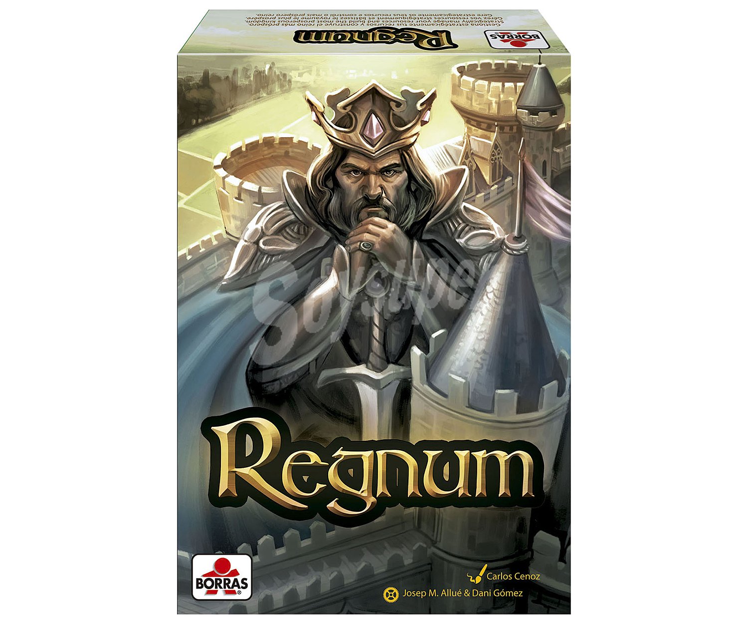 Juego de mesa de cartas de gestión y estrategia Regnum, de 2 a 4 jugadores,