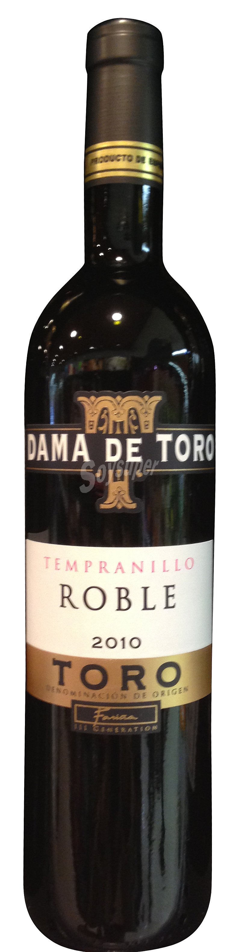 Vino tinto toro dama de toro roble