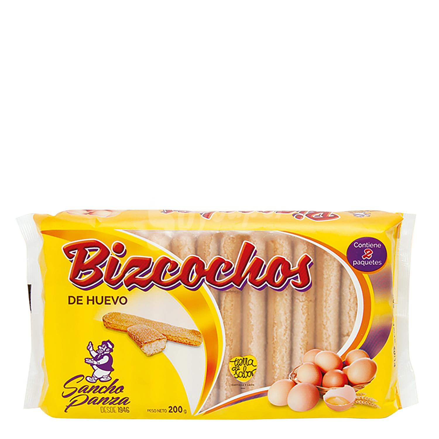 Bizcochos de huevo Sancho Panza