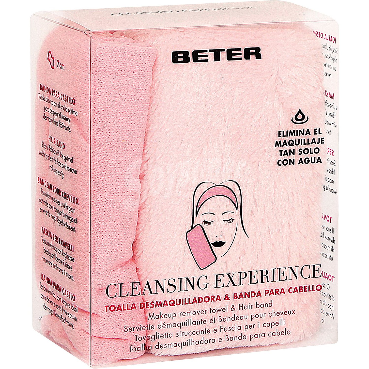 Toalla desmaquilladora y banda de cabello Cleansing Experience