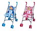 Muñeco bebé de 35cm mas carrito de paseo, disponible rosa o azul,