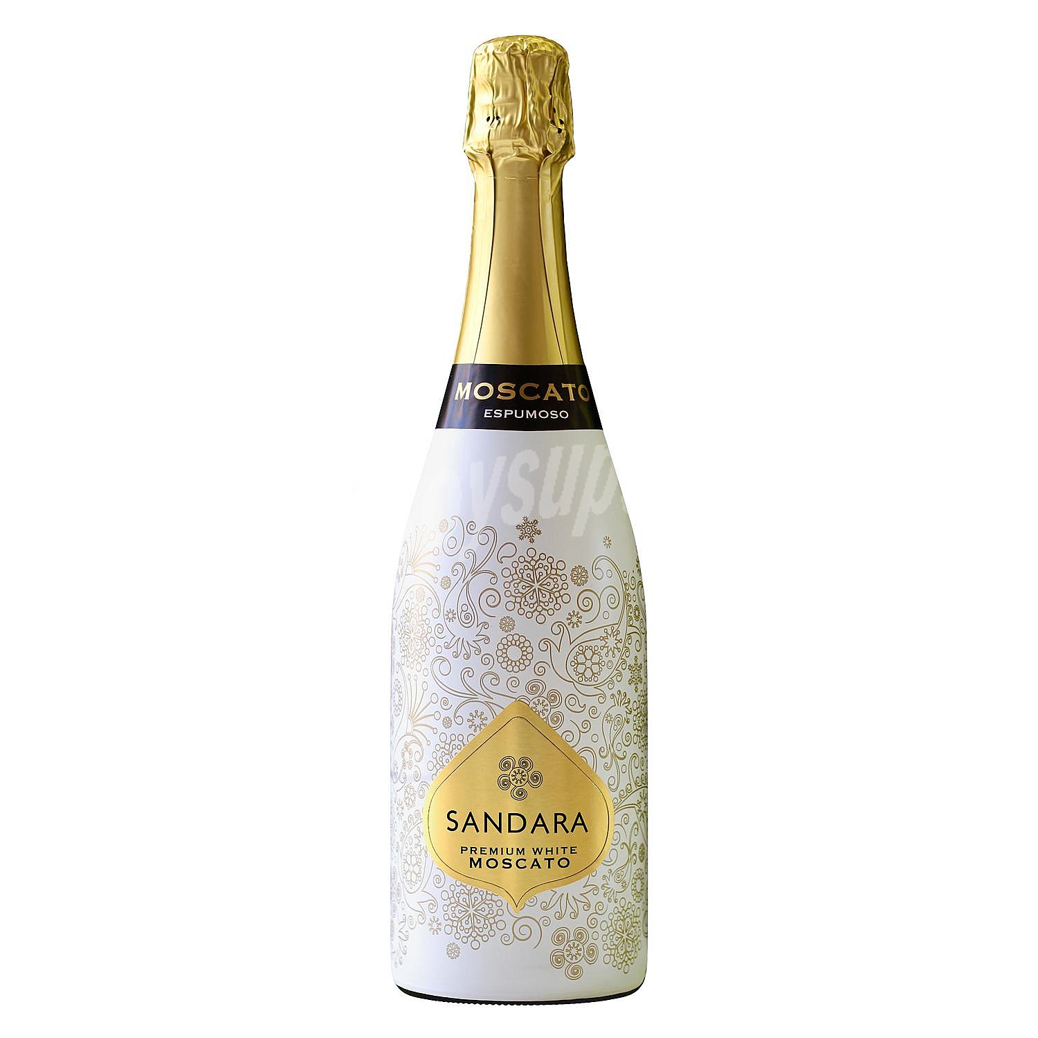 Vino blanco espumoso Sandara Moscato