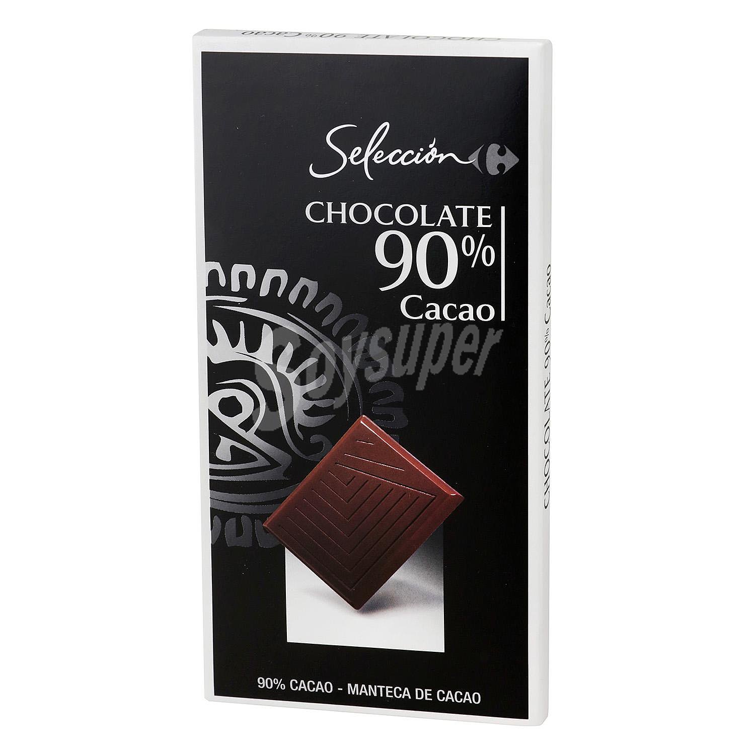 Chocolate negro 90%