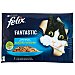 Fantastic alimento húmedo para gatos festín del mar en gelatina pack 4 unidades