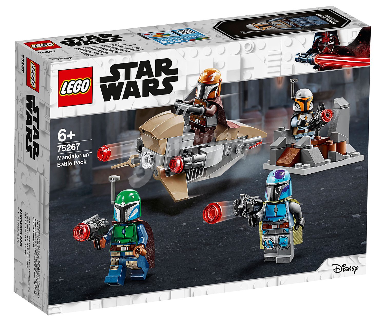 Juego de construcciones Pack de Combate: Mandalorianos con 102 piezas Star Wars 75267