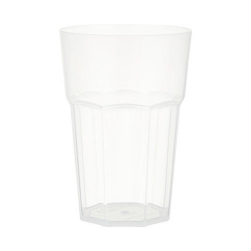 Vaso de plástico reutilizable, 0,4 litros, actuel.