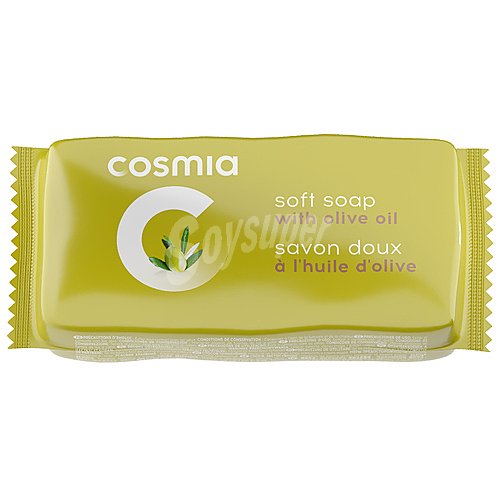 Cosmia Pastilla de jabón de tocador con aceite de oliva cosmia