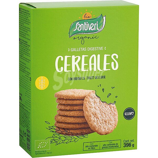 Organic Bio Digestive galletas con cereales sin lactosa sin huevo ecológicas