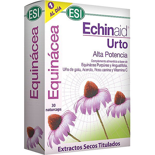 Echinaid Urto alta potencia para el funcionamiento normal del sistema inmunitario caja 30 capsulas