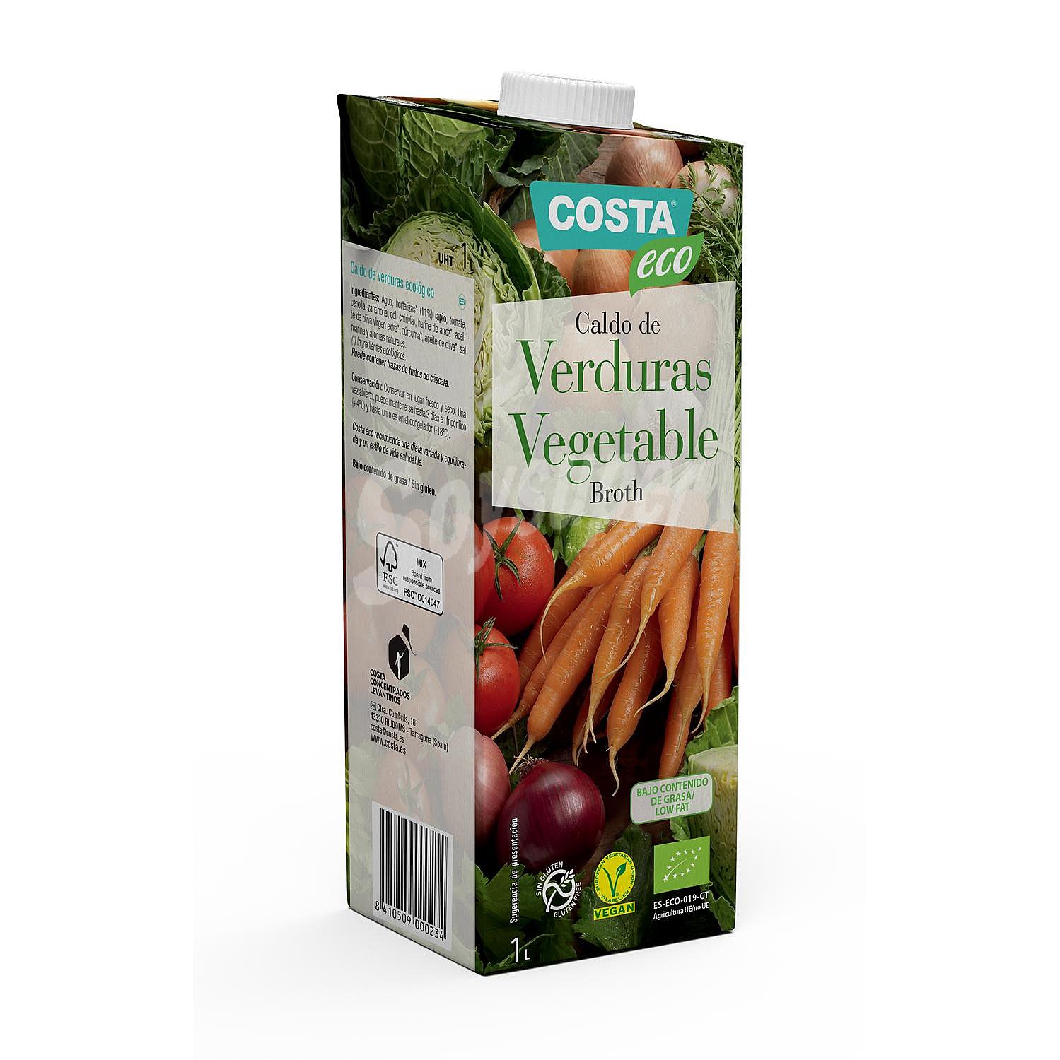 Costa ECO Caldo de verdura ecológico costa Eco