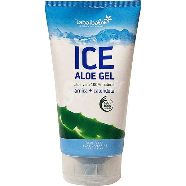 Gel frio con aloe vera 100% canario, árnica y caléndula ICE