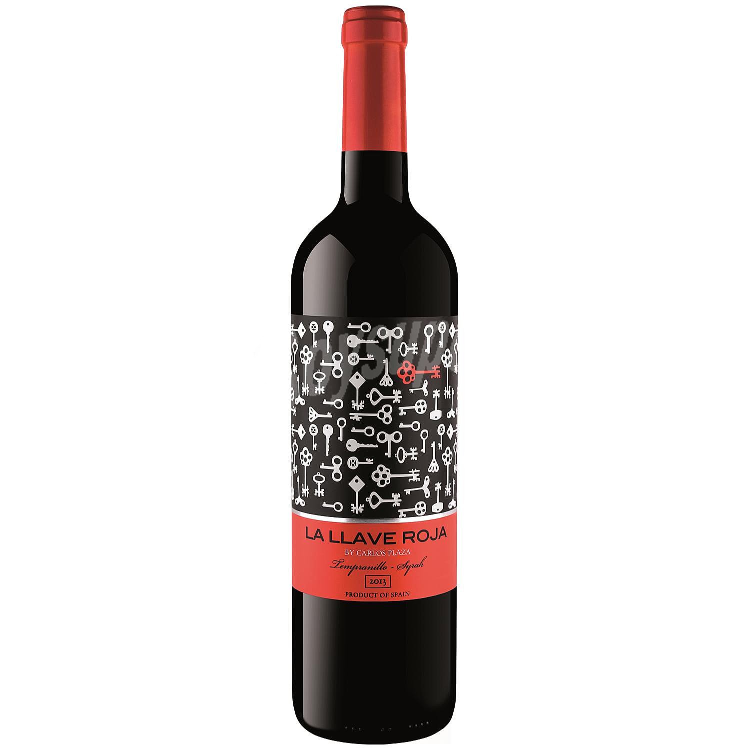 Vino tinto joven La Llave Roja V.T. Extremadura