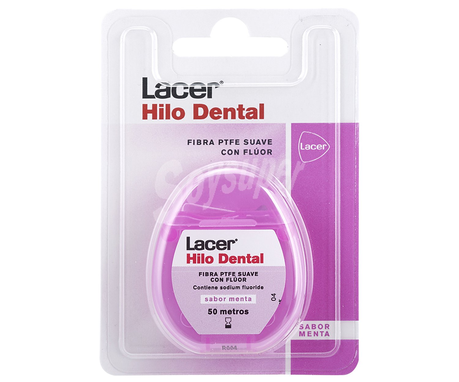 Hilo dental extra-suave con flúor y triclosán