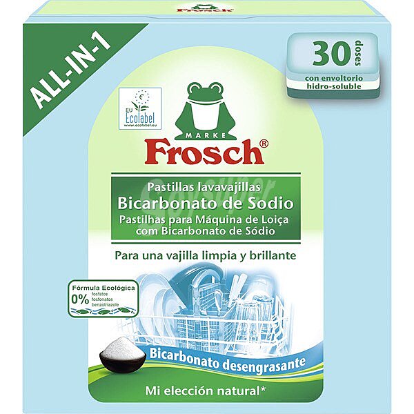 Detergente lavavajillas con Bicarbonato Sódico