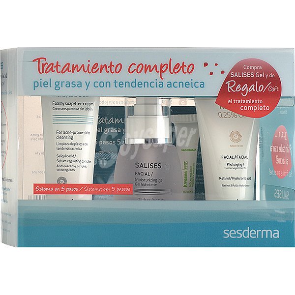 Salises gel hidratante para pieles grasas con tendencia acneica