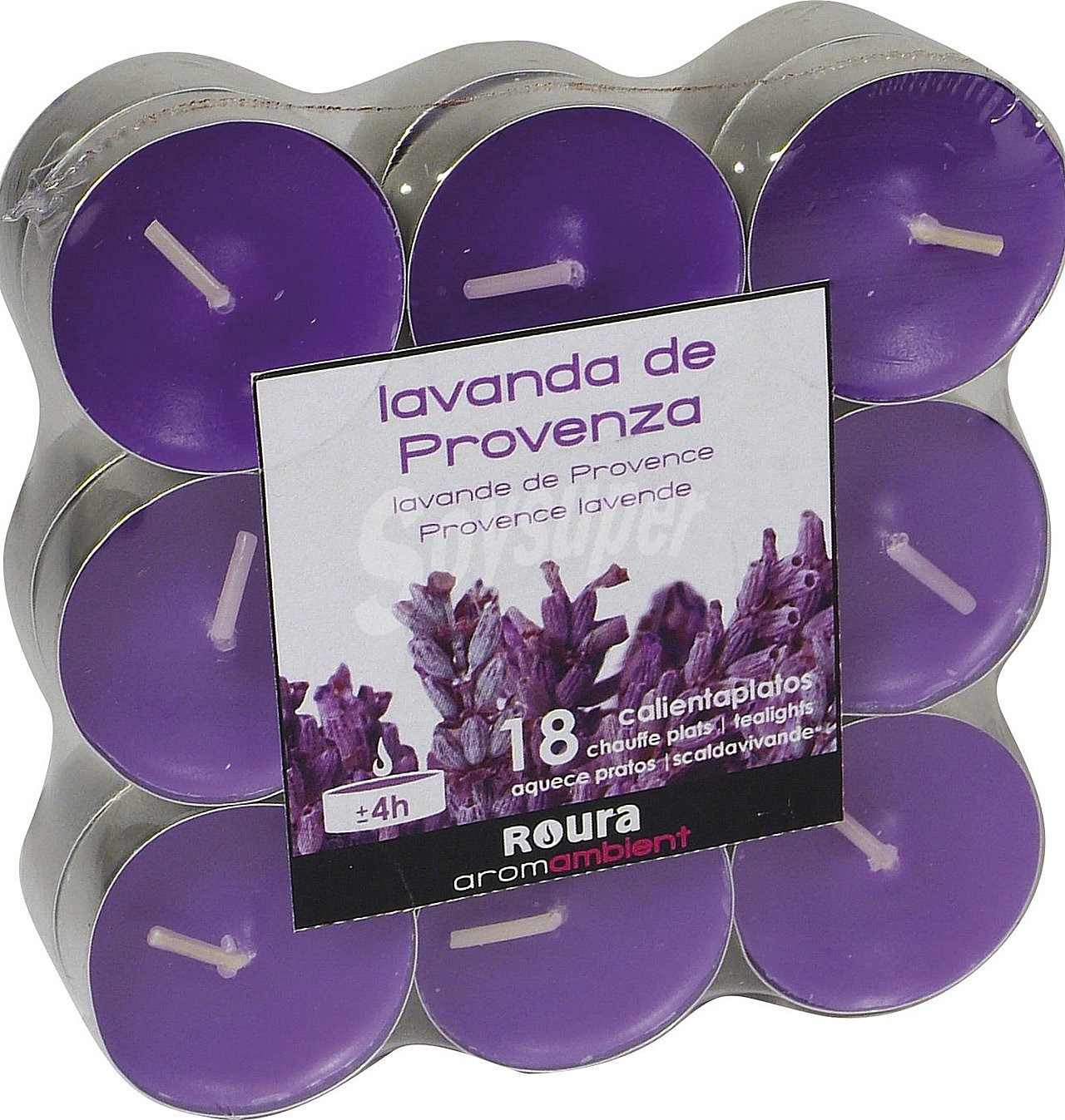 Velas roura lavanda