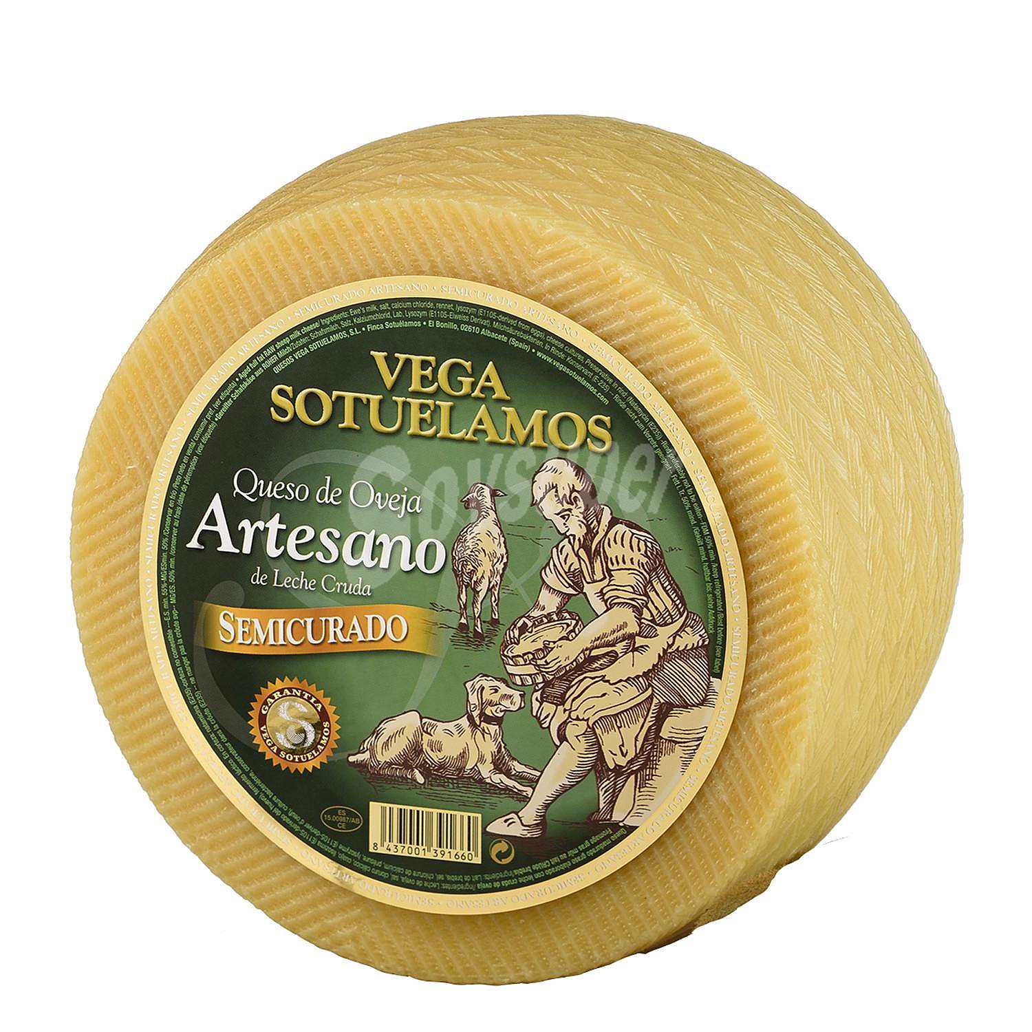 Queso de oveja artesano semicurado