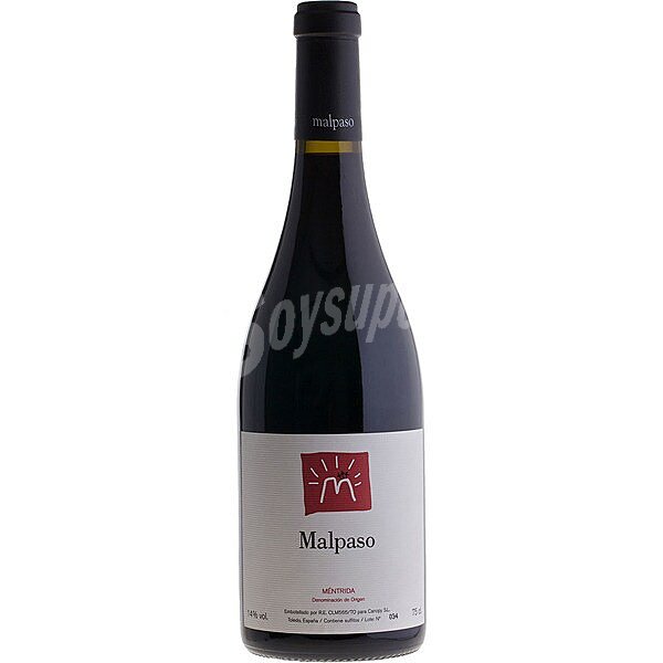 Vino tinto Syrah 12 meses en barrica DO Méntrida