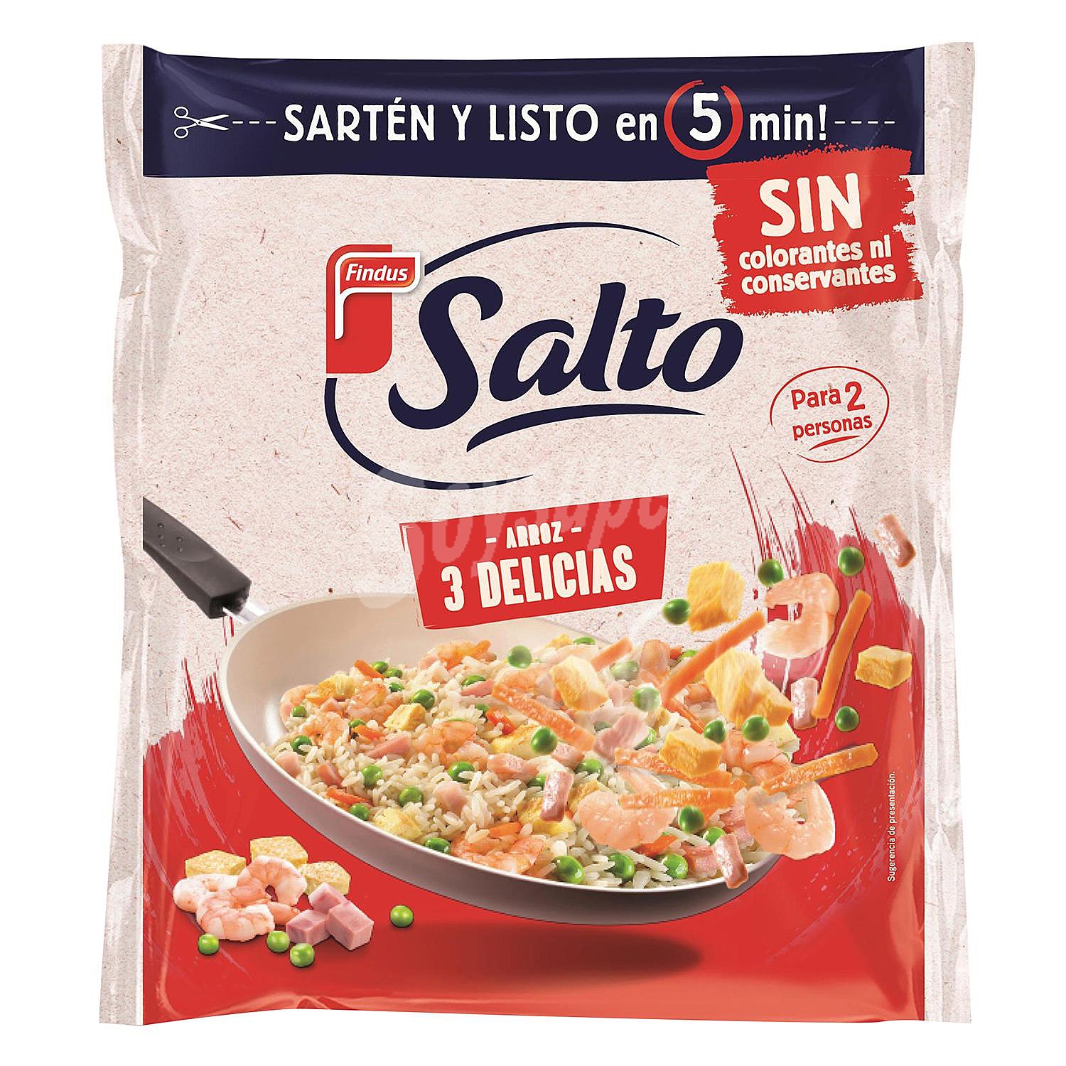 Arroz tres delicias tradicional Findus-Salto