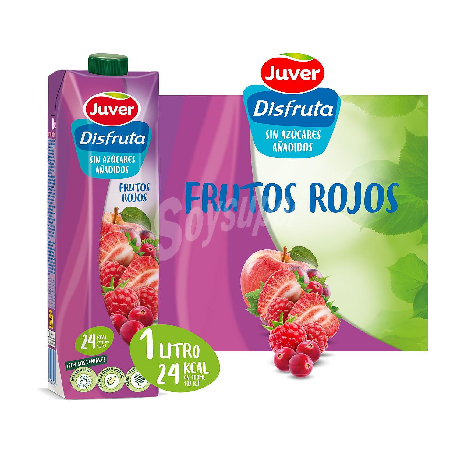 Néctar de frutos rojos juver