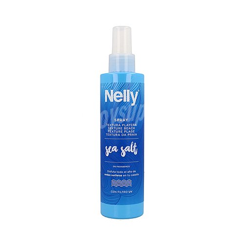 Nelly Spray fijador para un efecto en tu cabello de ondas surferas nelly Sea salt