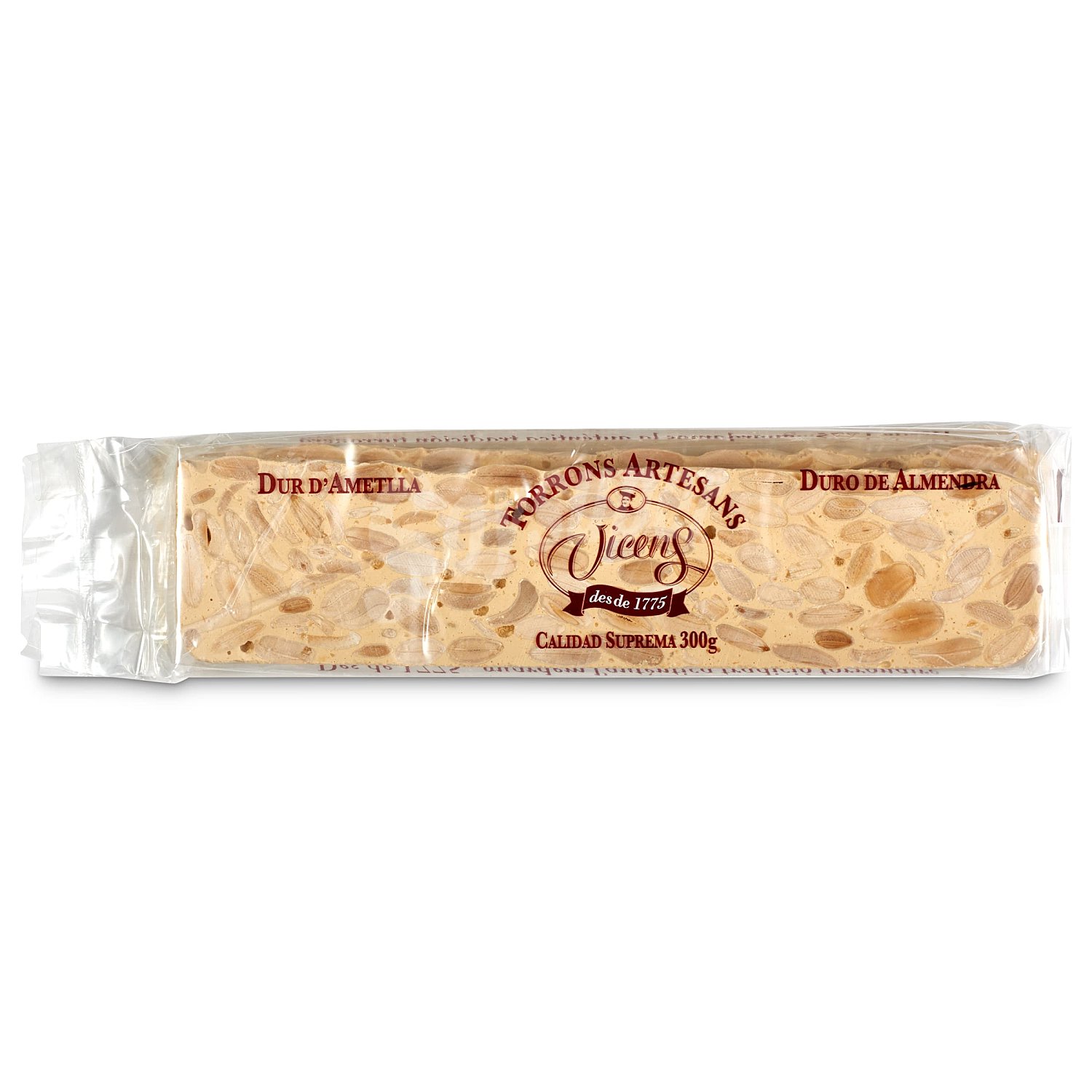 Turrón duro de almendra Vicens